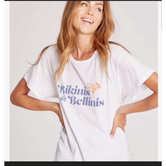 Wildfox Women’s Bikinis & Bellini's Keke T-shirt - Picture 3 of 8